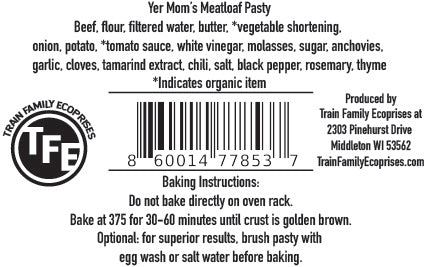 Frozen Pasty - Yer Mom's Meatloaf