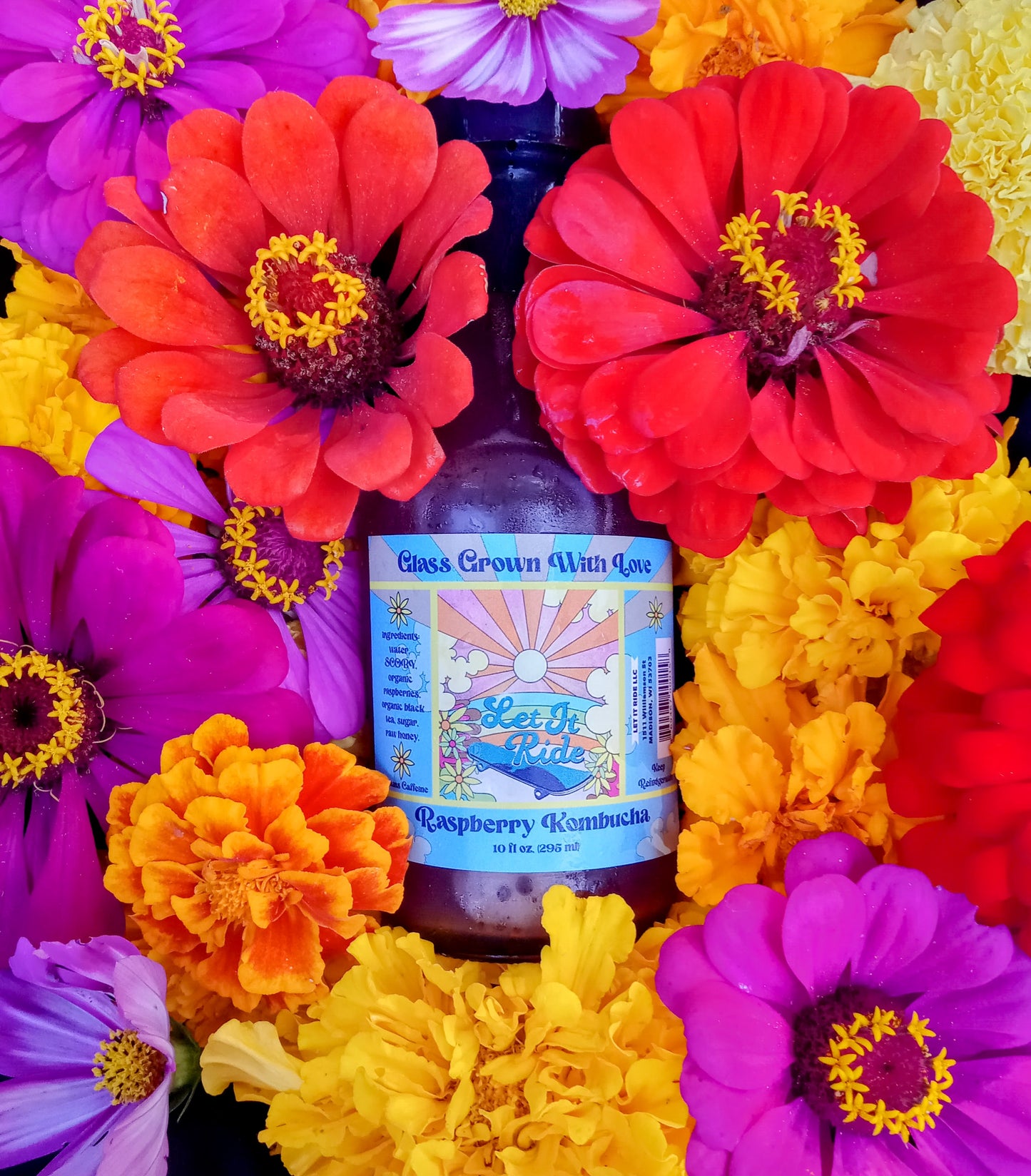 Let It Ride Kombucha - Rapsberry